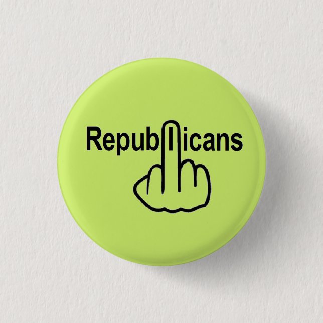 Button Republicans Flip Knapp (Framsida)