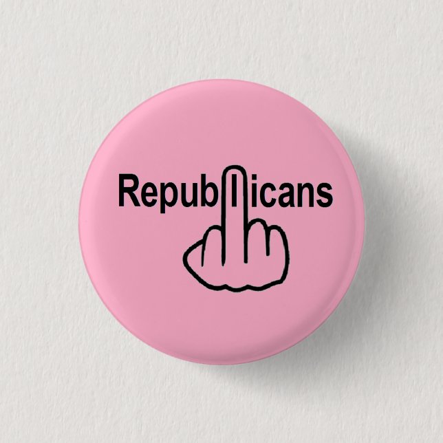 Button Republicans Flip Knapp (Framsida)