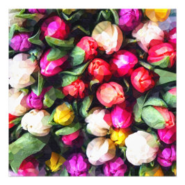 BUTTON ROSES FOTOTRYCK