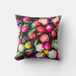 BUTTON ROSES KUDDE