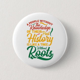 Button-Svart historiemånad Button Set Knapp