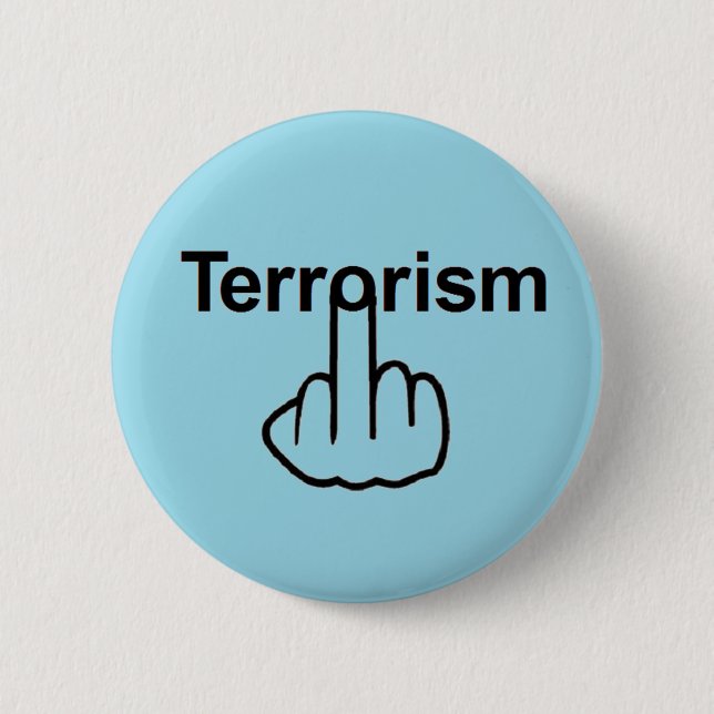 Button Terrorism Flip Knapp (Framsida)