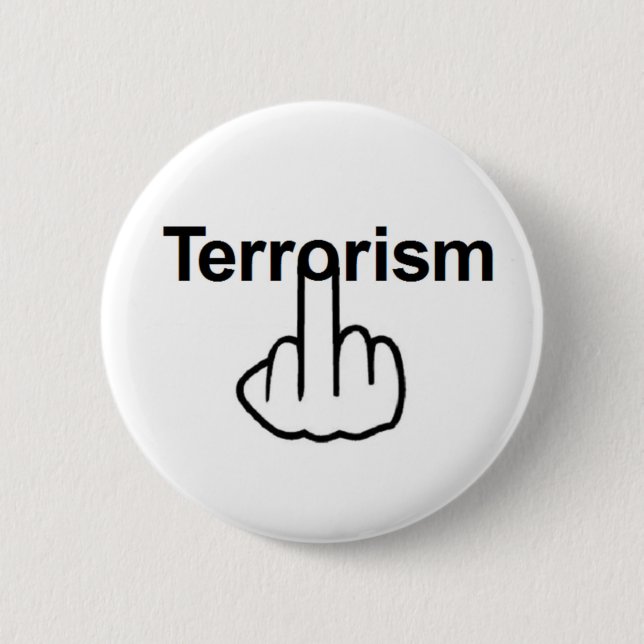 Button Terrorism Flip Knapp (Framsida)