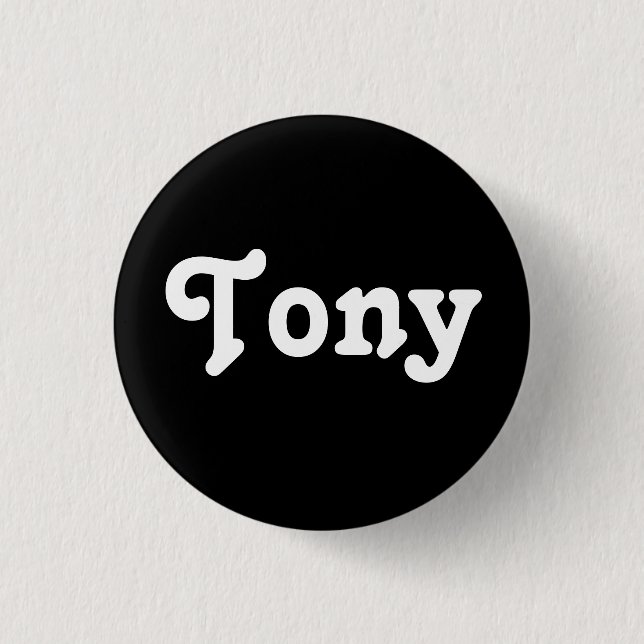 Button Tony Knapp (Framsida)
