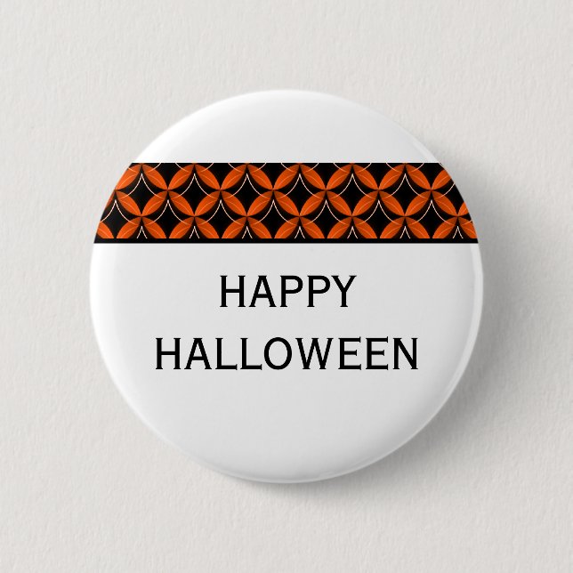 Button Uptown Glam Finare Halloween Knapp (Framsida)