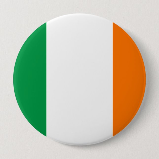 Button with Flagga of Ireland Knapp (Framsida)
