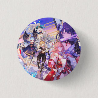 Buttons Genshin Xiao Hu Tao Childe Shogun Game Knapp