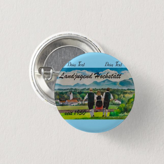 Buttons Knapp (Framsida & baksida)