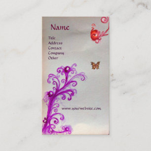 BUTTRYCKLIGEN I SPARKLES 3 MONOGRAM VISITKORT