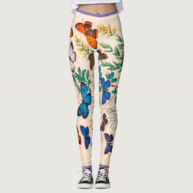 BUTTRYCKTA TRYCKTA BLANDNINGAR LEGGINGS (Framsida)