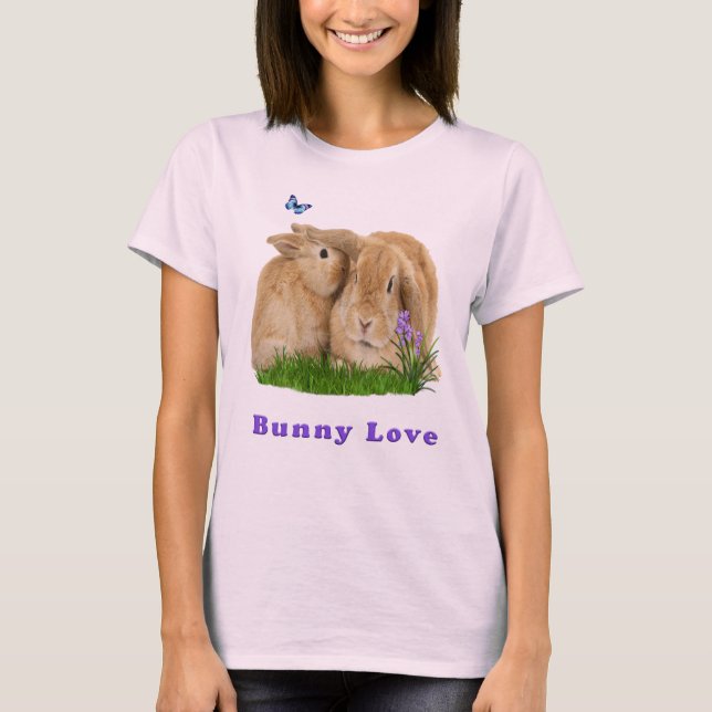 buuny kärlek t shirt (Framsida)