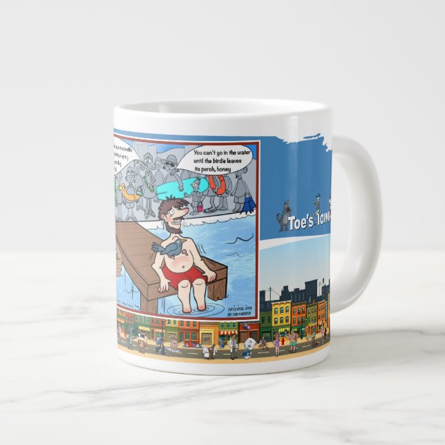 Buxatony Bob | Satirisk humor Jumbo Mugg (Framsida höger)