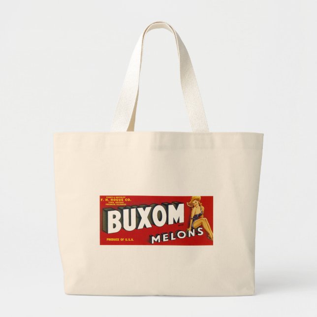Buxom Mellons Jumbo Tygkasse (Framsidan)