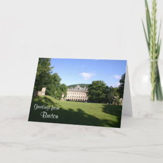 Buxton "öppnar" hälsningkortet kort