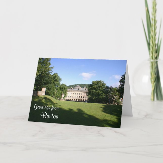 Buxton "öppnar" hälsningkortet kort (Framsida)