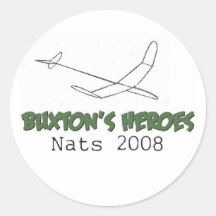 Buxtons hjältar - 2008 runt klistermärke