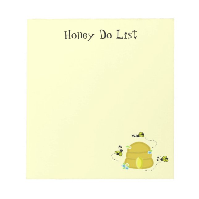 Buy Bees Hones Do List Anteckningsblock (Framsida)