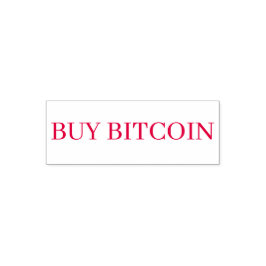 BUY BITCOIN SJÄLVFÄRGANDE STÄMPEL