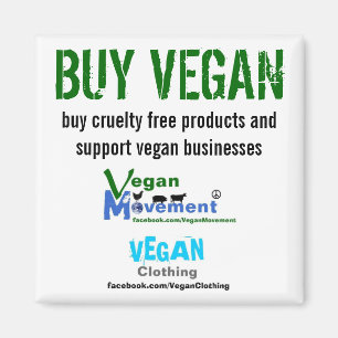 BUY VEGAN MAGNET