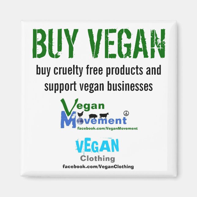 BUY VEGAN MAGNET (Framsidan)