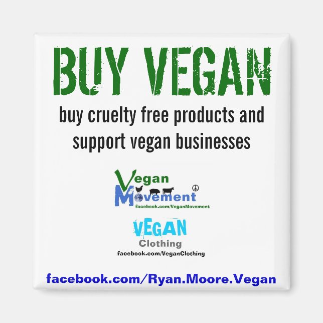 BUY VEGAN MAGNET (Framsidan)
