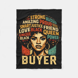 Buyer Black History Month Powerful Black Pride Art Fleecefilt