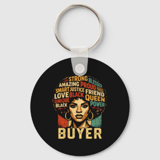 Buyer Black History Month Powerful Black Pride Art Nyckelring