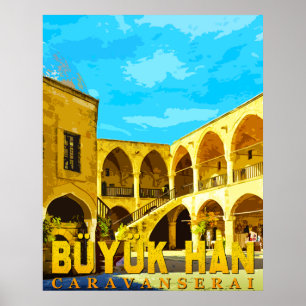 Büyük Han cyprus - Underbara gåvor från Inn carava Poster