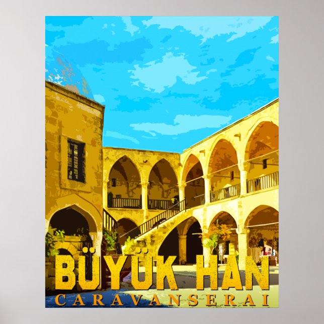 Büyük Han cyprus - Underbara gåvor från Inn carava Poster (Framsidan)