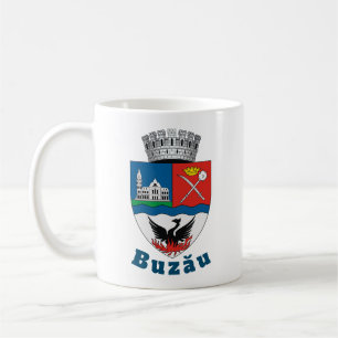 Buzăus vapen, Rumänien Kaffemugg