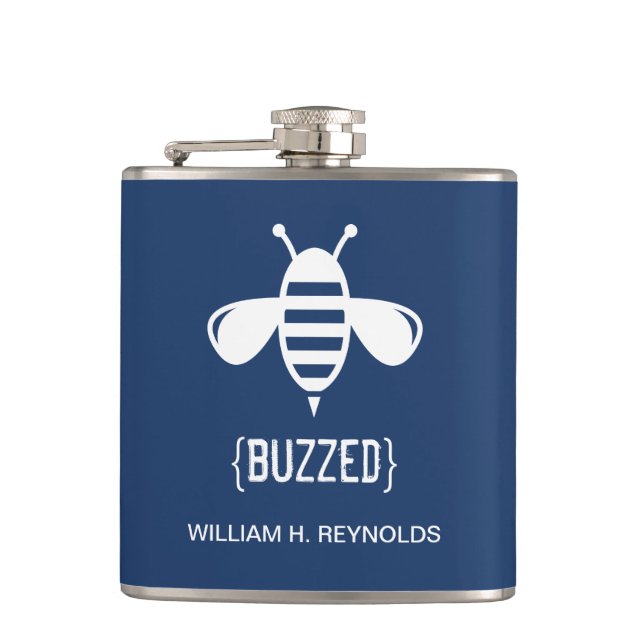 {BUZED} Brudens sida Buzzed Bee Gift (flottan) Fickplunta (Framsidan)