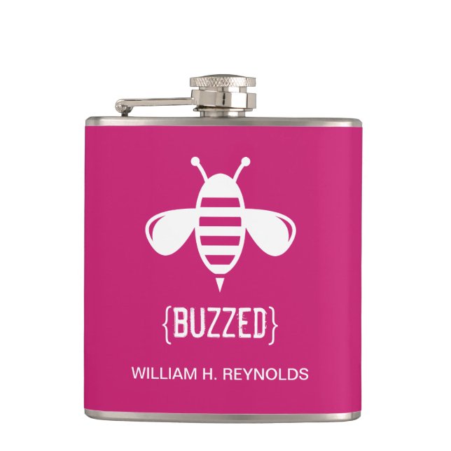 {BUZED} Brudens sida Buzzed Bee Gift (fuchsia) Fickplunta (Framsidan)