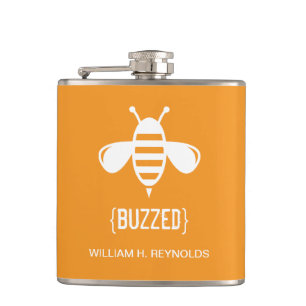 {BUZED} Brudens sida Buzzed Bee Gift (orange) Fickplunta