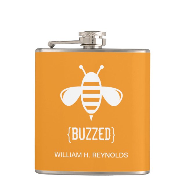{BUZED} Brudens sida Buzzed Bee Gift (orange) Fickplunta (Framsidan)