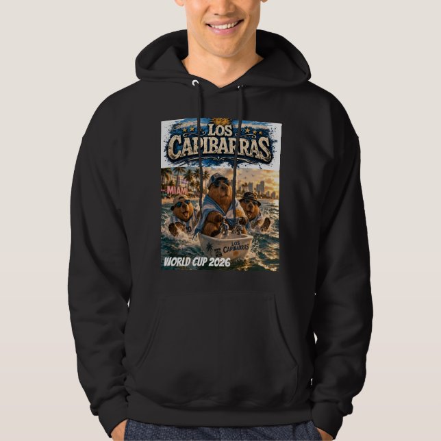 Buzo Los Capibarras Viajeros Gasoleros Hoodie (Framsida)