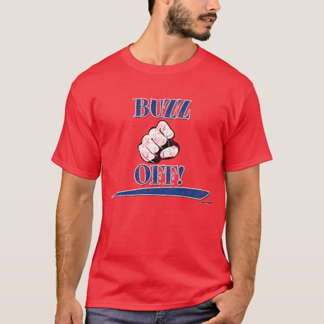 Buzz Av! Blå T-shirt (Framsida)
