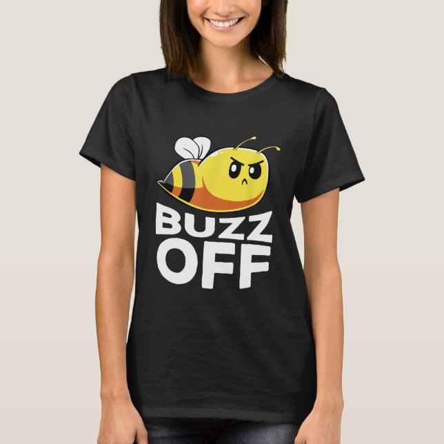 Buzz Av Funny Honung Bee Pun Shirt Bee Älskare T (Framsida)