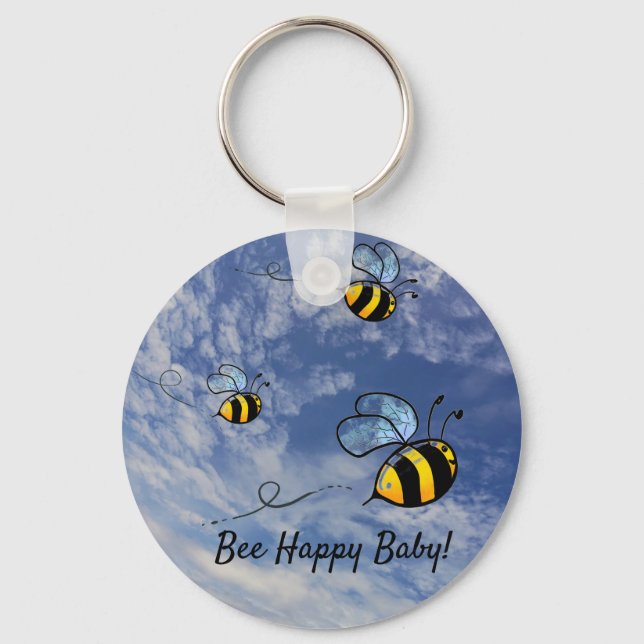 Buzz Bee nyckel chin Nyckelring (Framsida)