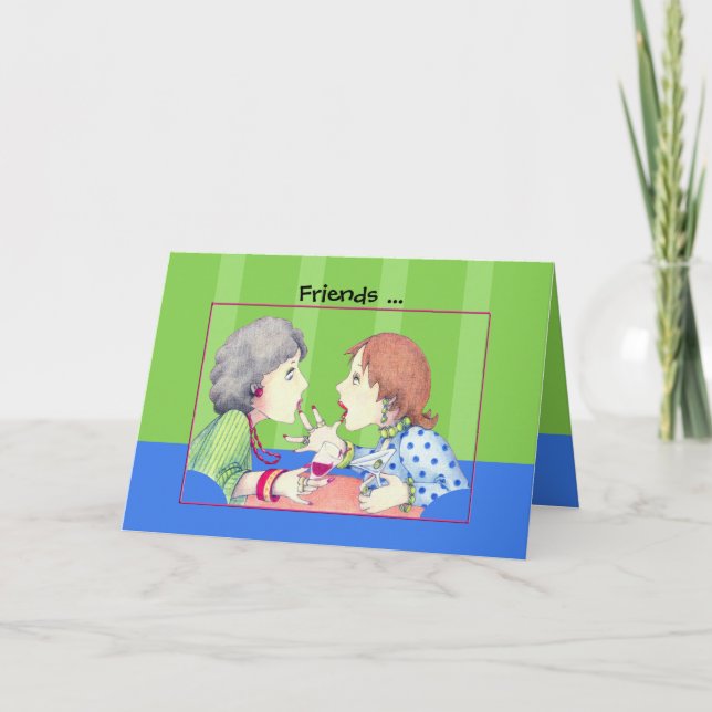 Buzz blått vänkort kort (Framsida)