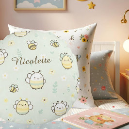 Buzz & Bloom: Barnens storytime Rund Kudde