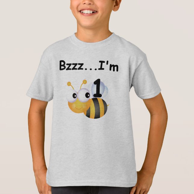 Buzz Bumblebee 1:a födelsedag T-shirts och gåvor (Framsida)