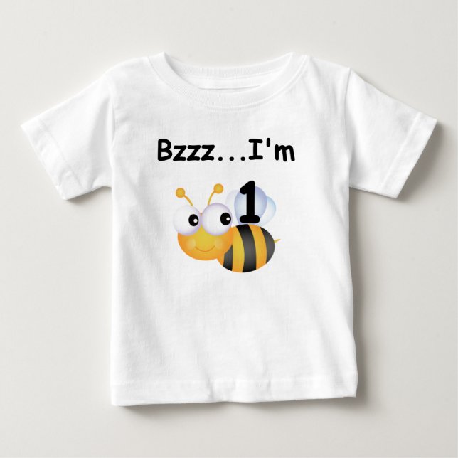 Buzz Bumblebee 1:a födelsedag T-shirts och gåvor (Framsida)