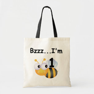 Buzz Bumblebee 1:a födelsedag T-shirts och gåvor Tygkasse