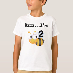 Buzz Bumblebee 2:a födelsedag T-shirts och present