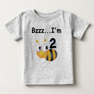 Buzz Bumblebee 2:a födelsedag T-shirts och present