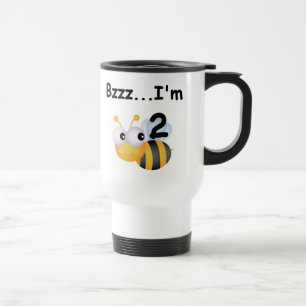 Buzz Bumblebee 2:a födelsedag T-shirts och present Resemugg