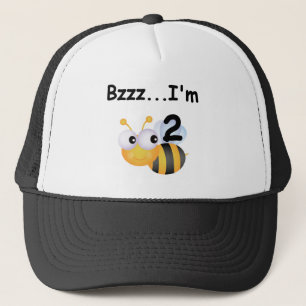 Buzz Bumblebee 2:a födelsedag T-shirts och present Truckerkeps
