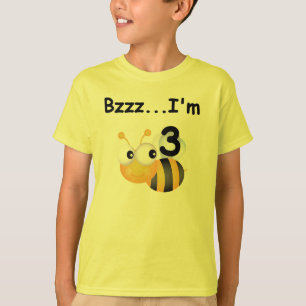 Buzz Bumblebee 3:e födelsedag T-shirts och present