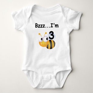 Buzz Bumblebee 3:e födelsedag T-shirts och present