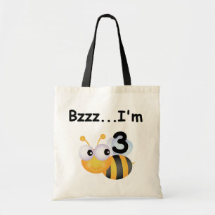 Buzz Bumblebee 3:e födelsedag T-shirts och present Tygkasse